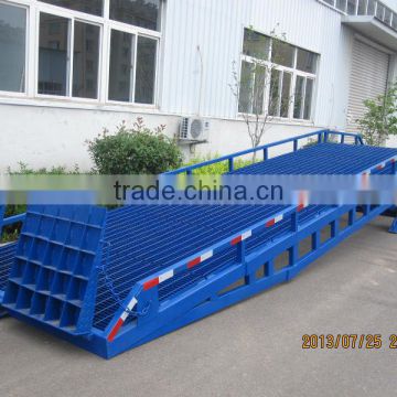 10T mobile hydraulic dock loading ramp