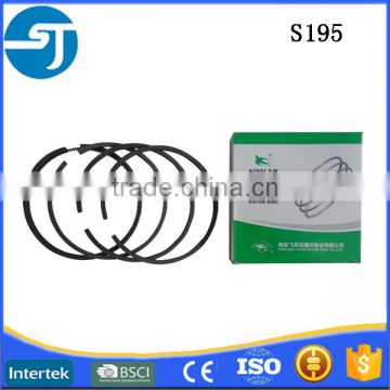 China supplier engine parts S195 spare parts diesel piston rings