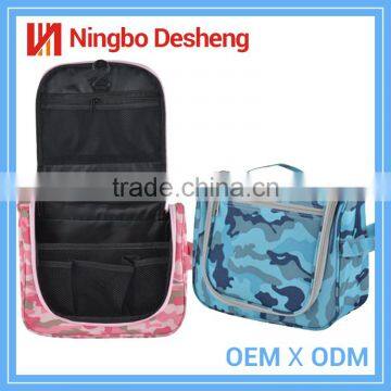 Fashion Camouflage travel bling cosmetic bag military toiletry bag