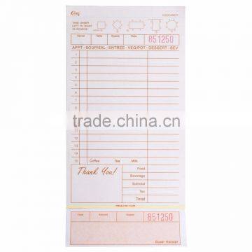 Bulk Custom Made USA Restaurant Bar Coffee Dining Guest Checks (XJJD42-3)