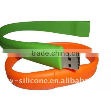 Shenzhen factory direct sale silicone wristband usb driver