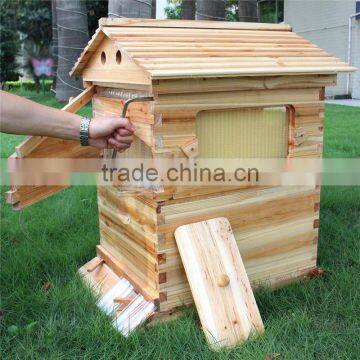 New stype beekeeping equipment flow bee hive with 7pcs honey flow frames