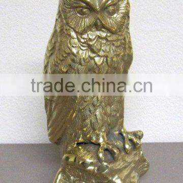 Brass Owl Figures, Brass Animal Statues, Figures