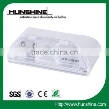 white smart 4 led sensor light with pir sensor for night
