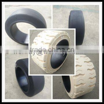 industrial tire factory supply 14x4 1/2x8 press on forklift solid tires for sale