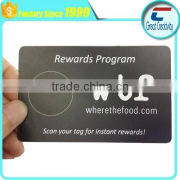 Factory Price Spot UV 4C Printing Matt Surface PVC Business Card