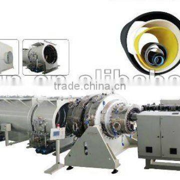 PE pipe extrusion line