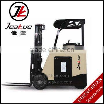 2017 New Product 1.6T Stand One AC Motor 1600kg Three Wheels Electric Forklift photo-2