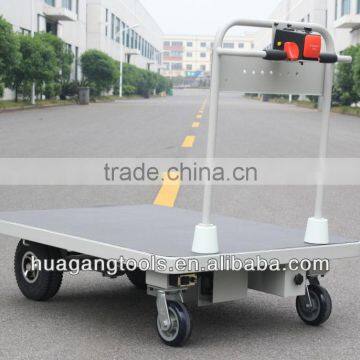 Electric Hand Truck With Big Plate & 4Wheels For Materials Handling