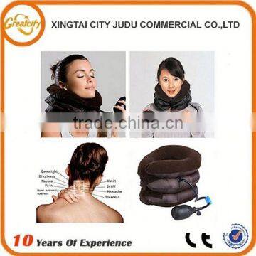 B02-2 flannel inflatable air neck traction /Soft Air-pressure Neck Traction cervical collar/made in china