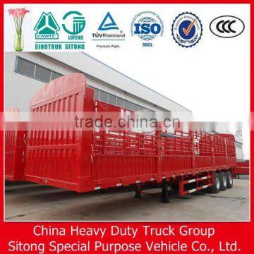 Stake Type Truck Semi Trailer Manufacturers Axle Farm Trailer photo-2