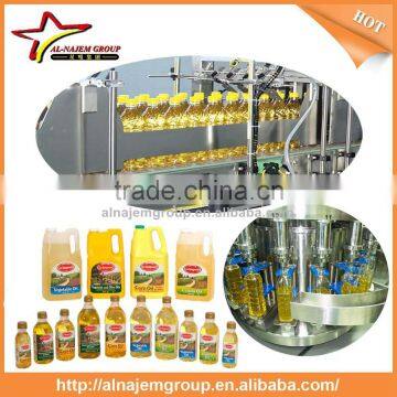 2015 hot sale fully automatic edible oil filling machine / vegatable oil filling and capping line