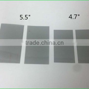 LCD electronic polarizer film sheet Refurbish for iphone 4 4s 5 5s 5c 6 6 plus 6s 6s plus for Samsung S3 S4 S5 N3 N4 N5