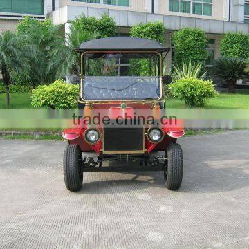 4 Wheel Drive 8 Seater Electric Sightseeing Vintage Tourist Car photo-3