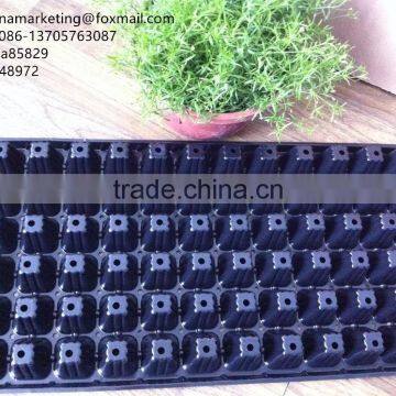 High Quality Vegetable Plastic Nursery Seedling Tray Black Plastic Plant Seed Growing Tray photo-4