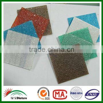 Foshan Nature Diamond Polycarbonate Embossed Sheet photo-5
