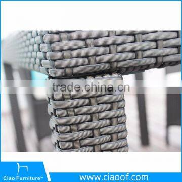 Luxury 6 Seats Outdoor Furniture Rattan Dining Set / Rattan Garden Furniture photo-5
