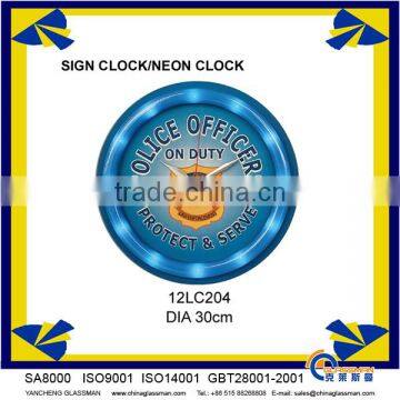 Exclusive custom led wall clock 12LC204