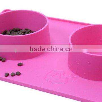 Silicone No Slip Large Dog Water Bowl Mat photo-3
