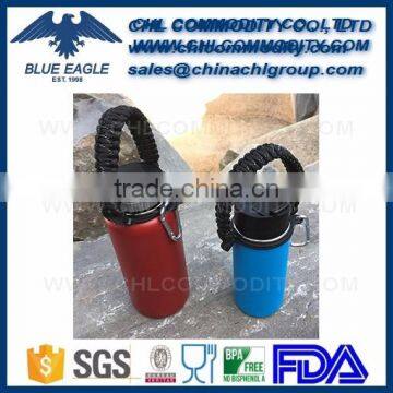 Paracord Survival Strap With Security Ring for Wide Mouth Water Bottles Carrier photo-6