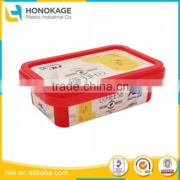 Small Plastic Containers With Lids Custom Printed Disposable Coffee Cups as Butter Cup ,Food Grade Package for Cheese Cup