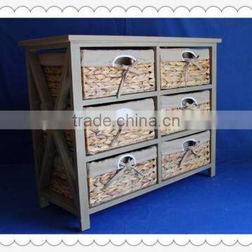 High Quality Cheap Wooden Cabinet With Many Baskets photo-6