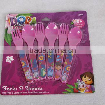 Baby cutlery set/baby spoon& fork for sale