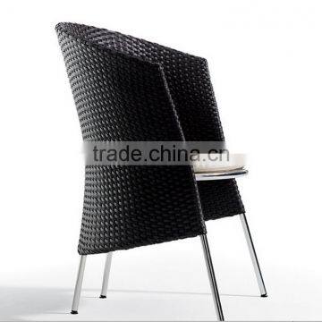 2017 Trade Assurance Modern Design Outdoor Synthetic Rattan Handmade Garden Line Compact Dining Table Set photo-3