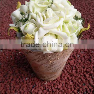 Custom Garden Decor Natural Wooden Flower Pot photo-2