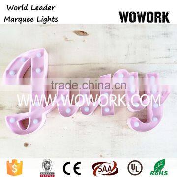 Retro Backlit Giant Letters Marquee Light up Letters photo-5