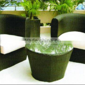 High quality best selling Set of polyrattan Coffee and Dining Table & Chair from Vietnam