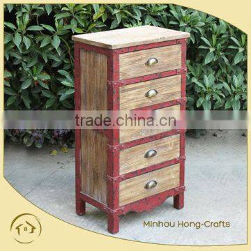 Hot Sale Shabby chic wooden garage cabinet, antique wood carved cabinet