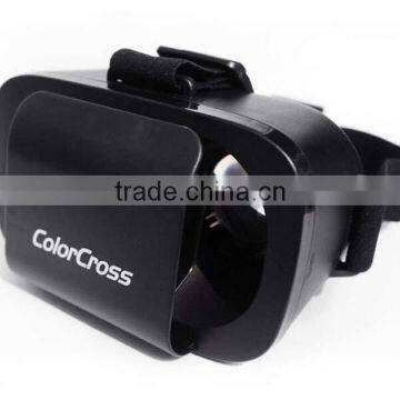 New design patent good quality color cross vr,3d vr glasses,vr shinecon supplier