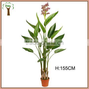 The latest fake banana plant with flowers for indoor decoration