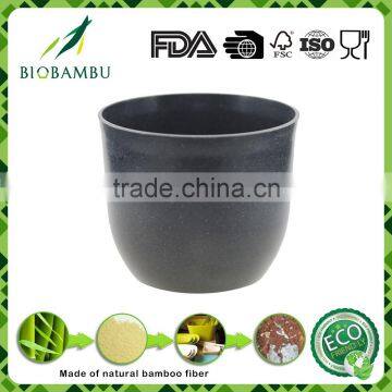 Biological Environmental plant fiber bamboo garden pots in China