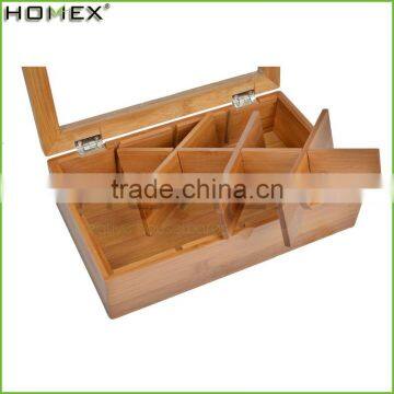 Chinese Tea Gift Box Bamboo Packaging Wooden Tea Box/Homex_Factory photo-2