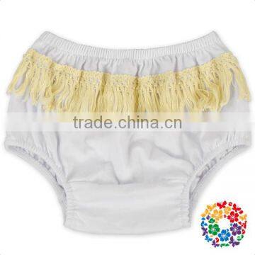 Infant And Toddler Maize Tassel Ruffle Panties Organice Cotton Diaper Cover Baby Bloomers Wholesale