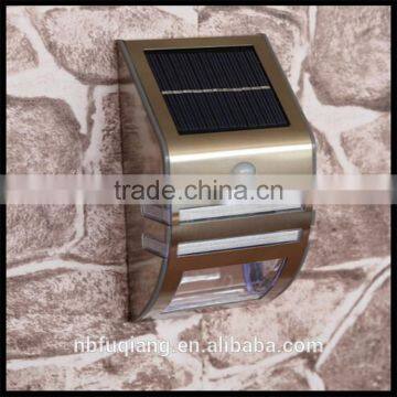 FQ-N102 Cheap Solar Powered LED Light,wall mounted light with 2 pcs LED