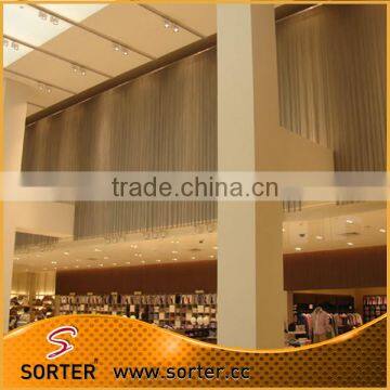 hanging metal fly screen metal chain drapery curtain