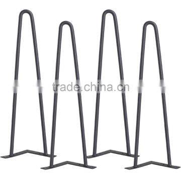 Garden Furniture Outdoor Metal Solid Steel 20 Inch Hairpin Table Leg