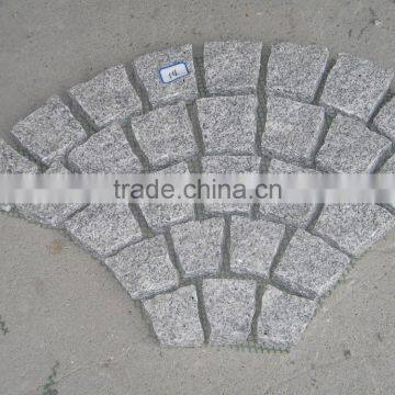 Fanned Paving Stone Cheap Driveway Paving Stone Fan Shape Granite Paving Stone photo-5