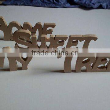 Decorative Small Home Decor Wooden MDF Letters photo-3