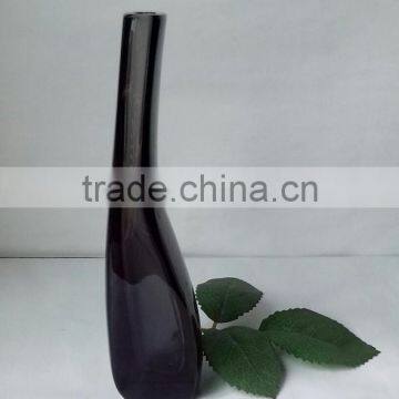 Clear Colorful Tall Crystal Flower Glass Vase photo-3