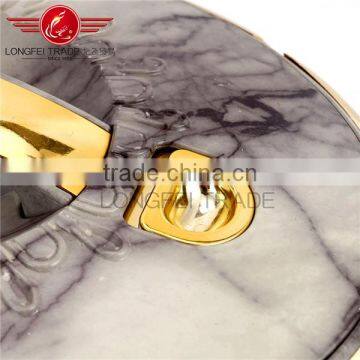 Luxurious Promotional Gift 4L ABS Leafproof Stainless Steel Tiffin Lunch Box / Food Carrier photo-3