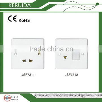 multiple smart wall mounted panel power socket plug with gang switch