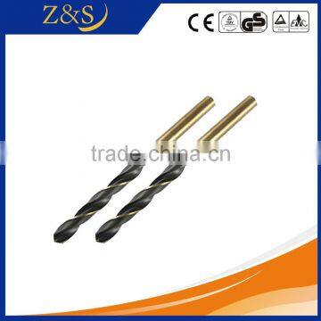 DIN338 Straight Shank High Speed Steel Titanium Coated Black Oxide Twist Drill Bit photo-2
