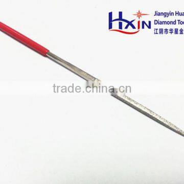 Square shaped Diamond Needle File 3x140x50mm For deburring