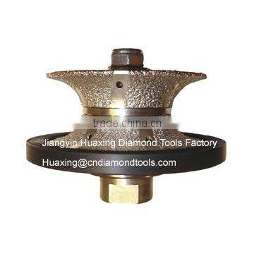 Vacuum Brazed Diamond Profile Wheel /Full-Bullnose Brazed Diamond router bits