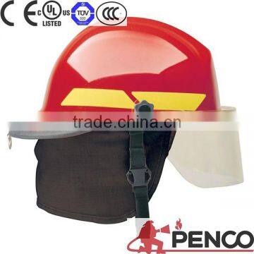 Fire Fight Helmet Black Bright Nomex Neck Protected Fire Resistant Outshell Escape Fireman Wearing photo-2