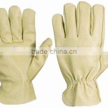 Cowgrain leather safety glove